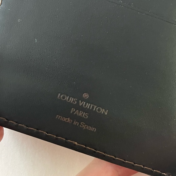 Louis Vuitton Utah Leather Brown Wallet Vintage Very rare to find NEW never used - Picture 3 of 7